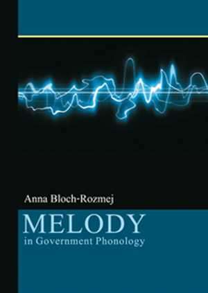 Melody in Government Phonology - okładka książki