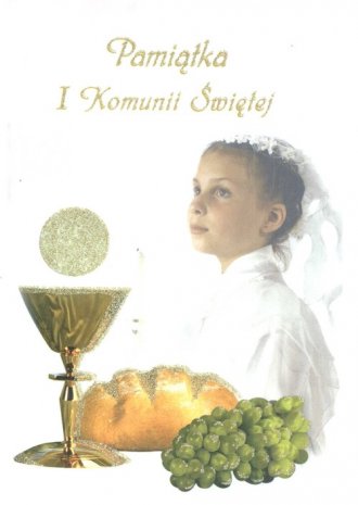 Pamiątka I Komunii Świętej (różowa) - okładka książki