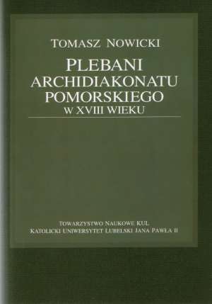 Plebani archidiakonatu pomorskiego - okładka książki