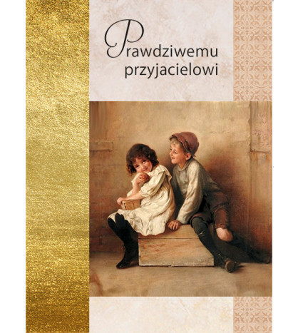 Prawdziwemu przyjacielowi - okładka książki