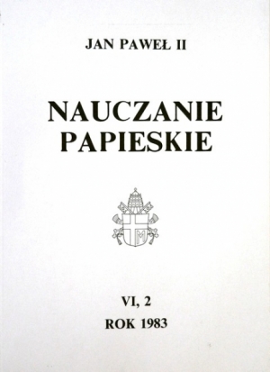 Nauczanie papieskie 1983. Tom VI/2 - okładka książki