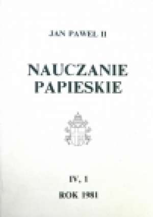 Nauczanie papieskie 1985. Tom VIII/2 - okładka książki