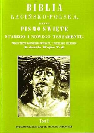 Biblia łacińsko-polska, czyli Pismo - okładka książki