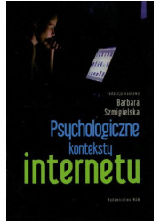 Psychologiczne konteksty internetu - okładka książki