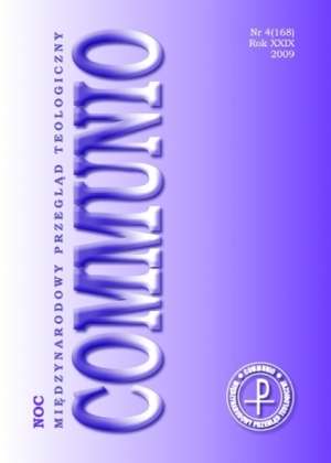Communio nr 4(168)/2009. Noc - okładka książki