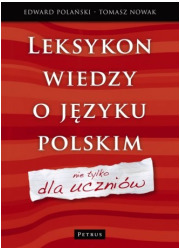 Leksykon wiedzy o języku polskim - okładka książki