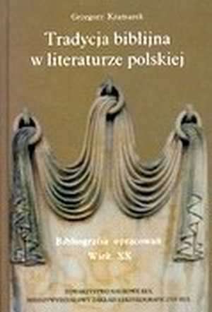 Tradycja biblijna w literaturze - okładka książki