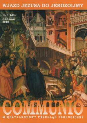 Communio nr 1(169)/2010. Wjazd - okładka książki