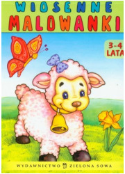 Wiosenne malowanki (3-4 lat) - okładka książki