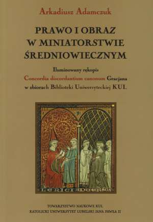 Prawo i obraz w miniatorstwie średniowiecznym - okładka książki