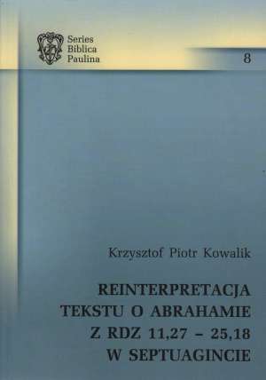 Reinterpretacja tekstu o Abrahamie - okładka książki