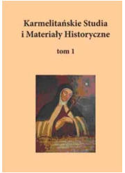 Karmelitańskie Studia i Materiały - okładka książki