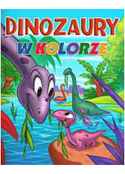Dinozaury w kolorze. Zeszyt 3 - okładka książki