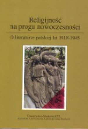 Religijność na progu nowoczesności. - okładka książki