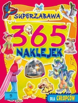 365 naklejek dla chłopców. Super - okładka książki