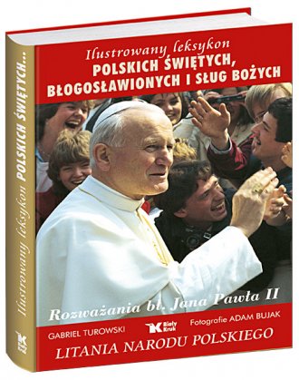 Ilustrowany leksykon polskich świętych, - okładka książki