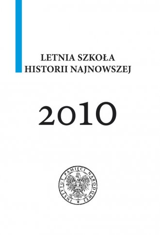 Letnia szkoła historii najnowszej - okładka książki