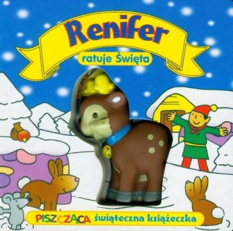 Renifer ratuje Święta - okładka książki