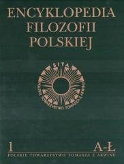 Encyklopedia filozofii polskiej. - okładka książki