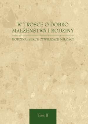 W trosce o dobro małżeństwa i rodziny. - okładka książki