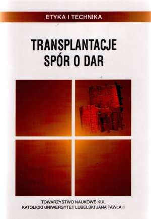 Transplantacje. Spór o dar - okładka książki