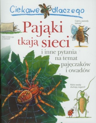 Ciekawe dlaczego pająki tkają sieci - okładka książki