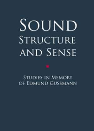 Sound Structure and Sense. Studies - okładka książki