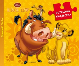 Król Lew. Puzzlowa książeczka - okładka książki