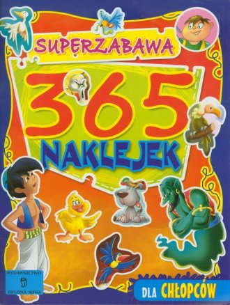 365 naklejek dla chłopców. Super - okładka książki