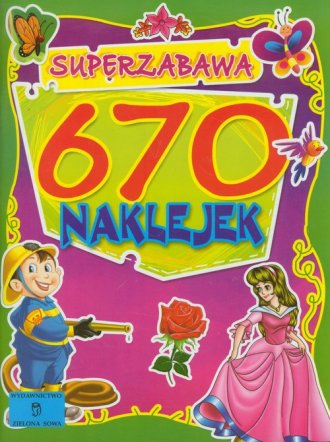 670 naklejek. Super zabawa - okładka książki