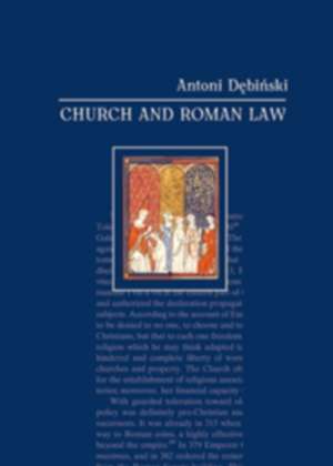 Church and Roman Law - okładka książki