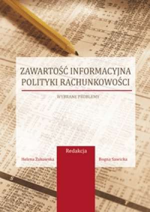 Zawartość informacyjna polityki - okładka książki