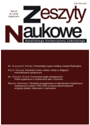 Zeszyty Naukowe KUL 4/2011 - okładka książki