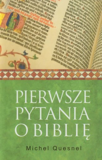 Pierwsze pytania o Biblię - okładka książki