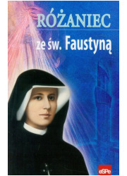 Różaniec ze św. Faustyną - okładka książki