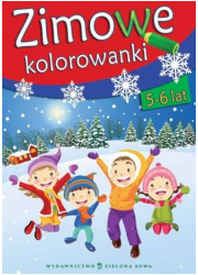 Zimowe kolorowanki 5-6 - okładka książki
