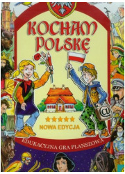 Kocham Polskę. Edukacyjna gra planszowa - zdjęcie zabawki, gry