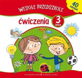 Wesołe przedszkole. Ćwiczenia 3-latka - okładka podręcznika