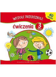 Wesołe przedszkole. Ćwiczenia 3-latka - okładka podręcznika