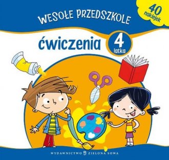 Wesołe przedszkole. Ćwiczenia 4-latka - okładka podręcznika