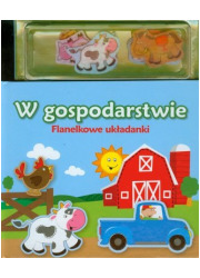 W gospodarstwie. Flanelkowe układanki - okładka książki