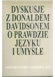 Dyskusje z Donaldem Davidsonem - okładka książki