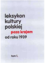 Leksykon kultury polskiej poza - okładka książki