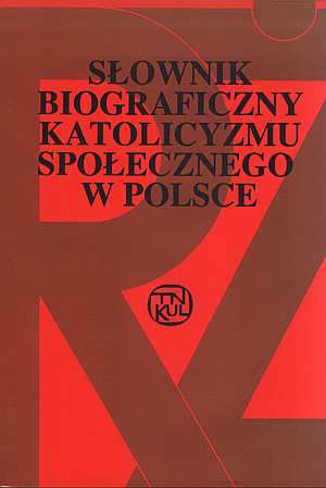 Słownik biograficzny katolicyzmu - okładka książki