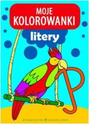 Moje kolorowanki. Literki - okładka książki