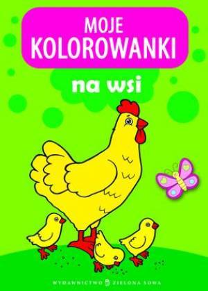 Moje kolorowanki. Na wsi - okładka książki