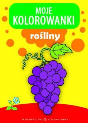 Moje kolorowanki. Rośliny - okładka książki