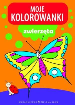 Moje kolorowanki. Zwierzęta - okładka książki