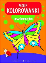 Moje kolorowanki. Zwierzęta - okładka książki