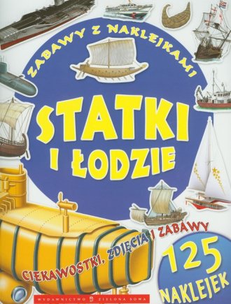 Zabawy z naklejkami. Statki i łodzie - okładka książki